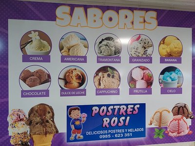 Helado de diferentes sabores logo