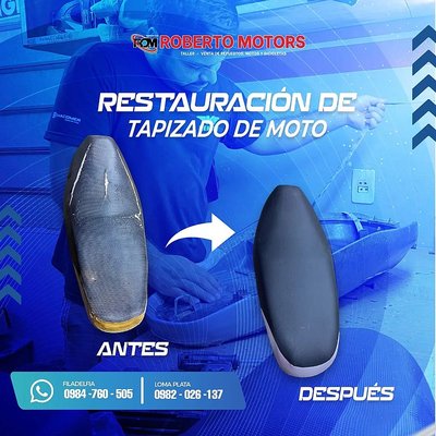 Reparación de Tapizado para Moto logo