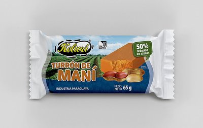 Turrón de maní 65g 50% reducido en azúcar logo