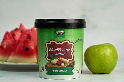 Manteca de maní con Stevia logo